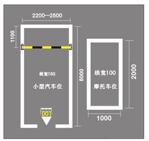 蘇州物業(yè)地下車庫劃線方案，地下車庫停車位劃線怎么施工？